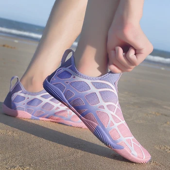 Унисекс, водные тапочки, морские кроссовки для серфинга босиком, женские мужские легкие сандалии, быстросохнущая пляжная водная обувь