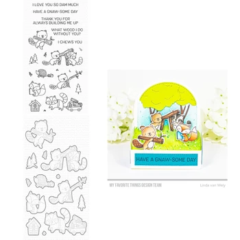 Формы для резки металла и штампы DIY формы для карточек с милыми животными Бумажные открытки фотоальбомы ручной работы Формы для штампов