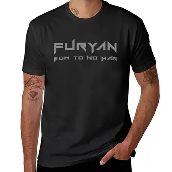 Футболка FURYAN Bow to no man, винтажная футболка kawaii clothes, спортивные рубашки, мужские