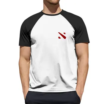 Футболка с логотипом Dota 2 с левым гребнем, футболка, эстетическая одежда, рубашки, футболки с графическим рисунком, одежда хиппи, футболки с коротким рукавом, мужские футболки