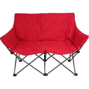 Шезлонг Ozark Trail Camping Love Seat, красный, пляжный стул для взрослых, складной стул